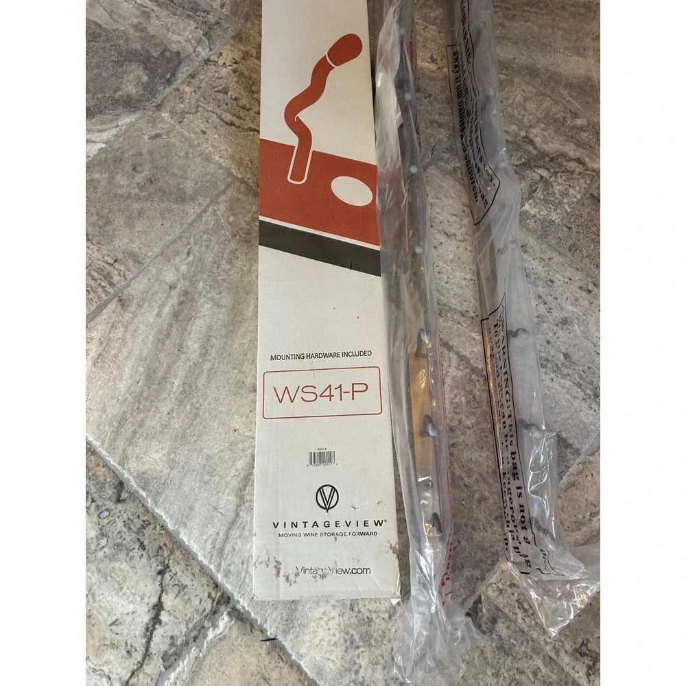 VintageView WS41 P Wine Rack Wall Series 4‎ Ft Steel Wine Storage new in box